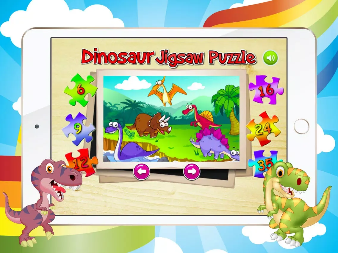 تصاویر magic dinos jigsaw puzzles online free iPad 
