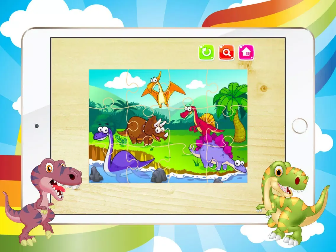 تصاویر magic dinos jigsaw puzzles online free iPad 