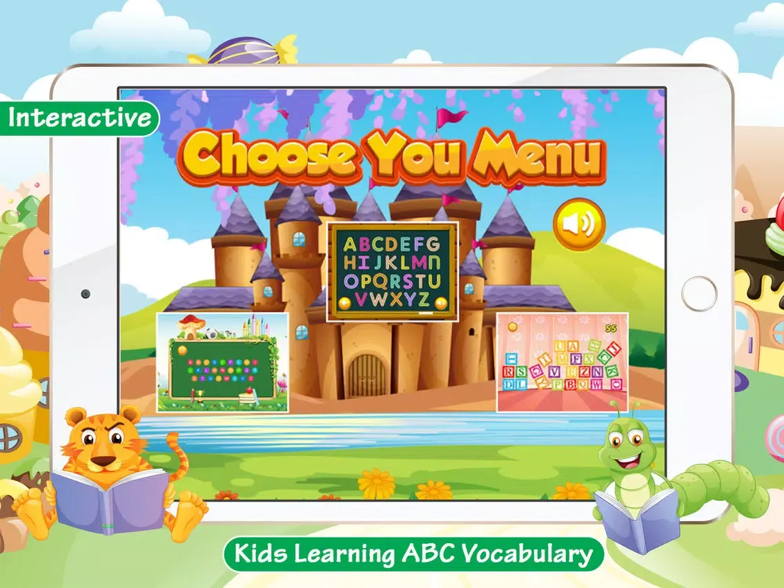 Kids Learning ABC Vocabulary Phonic For Free Games iPad  スクリーンショット