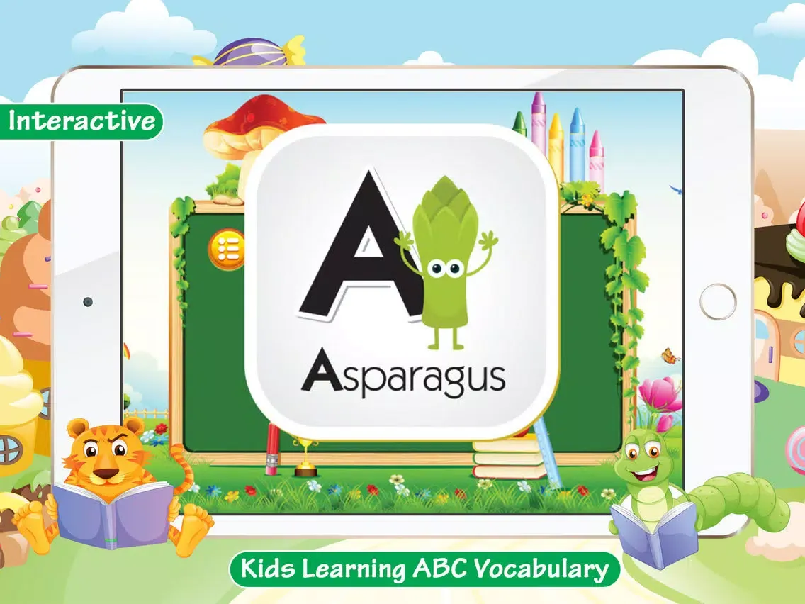 Kids Learning ABC Vocabulary Phonic For Free Games iPad  スクリーンショット