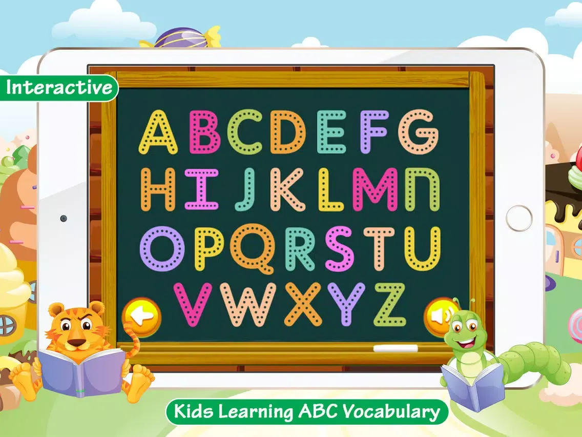 Kids Learning ABC Vocabulary Phonic For Free Games iPad  スクリーンショット