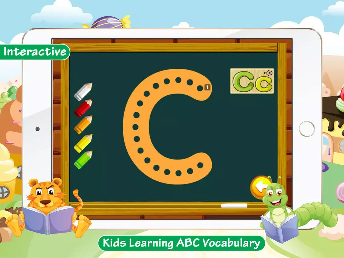 Kids Learning ABC Vocabulary Phonic For Free Games iPad  スクリーンショット