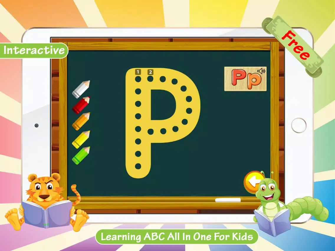 Tangkapan skrin ABC Alphabet Writing Practice Letter Tracing Games iPad 