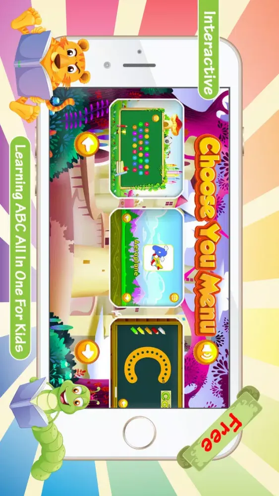 Tangkapan skrin ABC Alphabet Writing Practice Letter Tracing Games
