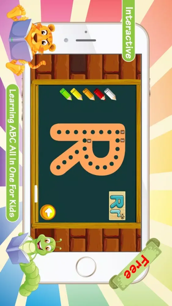 Tangkapan skrin ABC Alphabet Writing Practice Letter Tracing Games