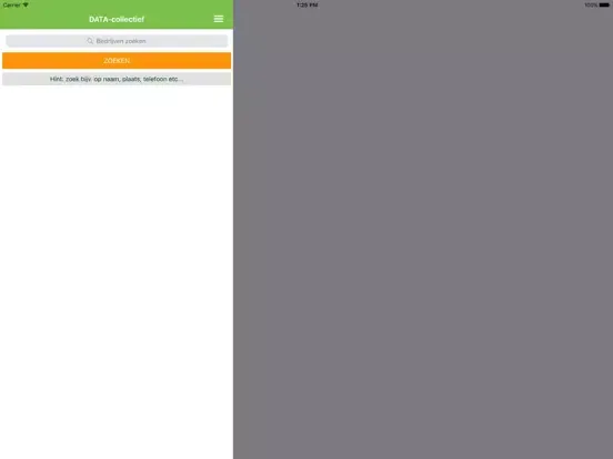 Скриншоты DATA-collectief bedrijvengids iPad 