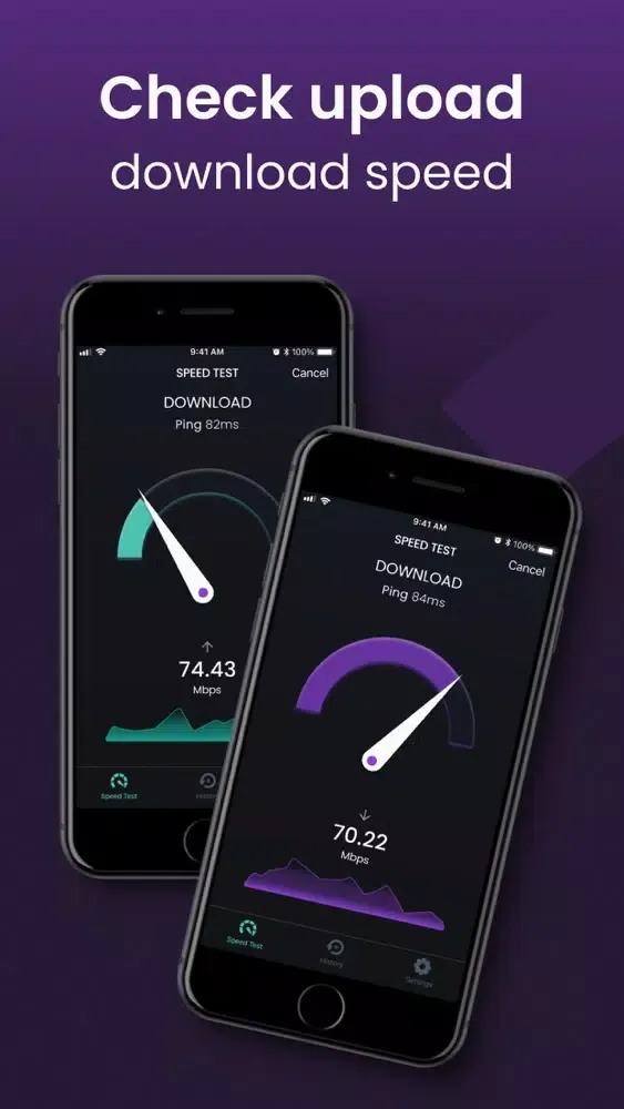 Internet Speed Test: Ping Wifi Screenshots