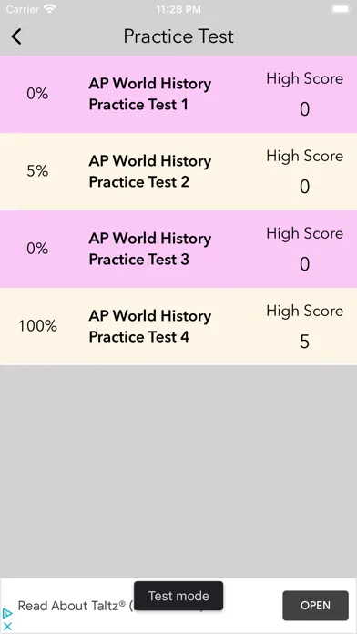 AP World History Modern سکرین شاٹس