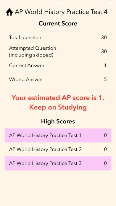 AP World History Modern سکرین شاٹس