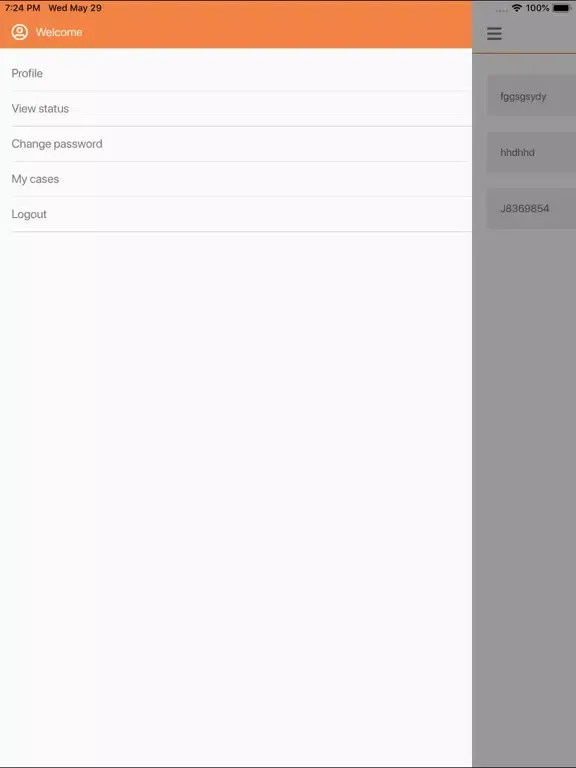 Ảnh chụp màn hình của DataFlow Mobile App iPad 