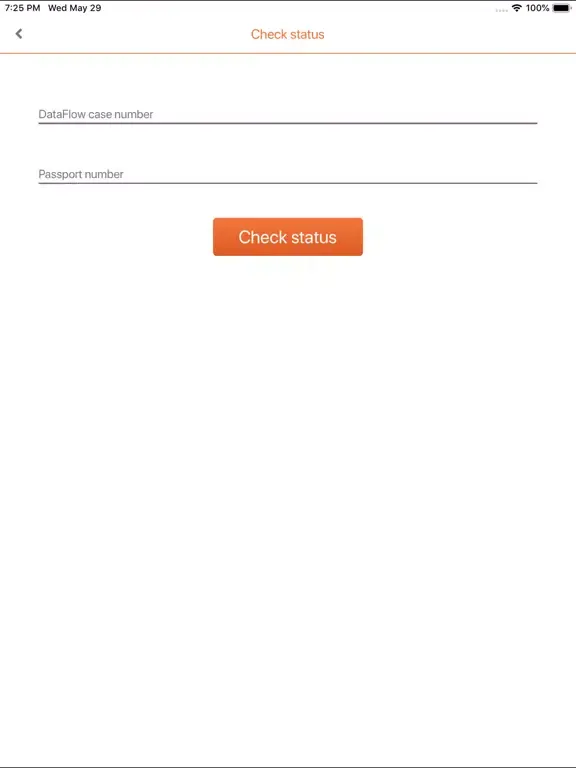 Ảnh chụp màn hình của DataFlow Mobile App iPad 