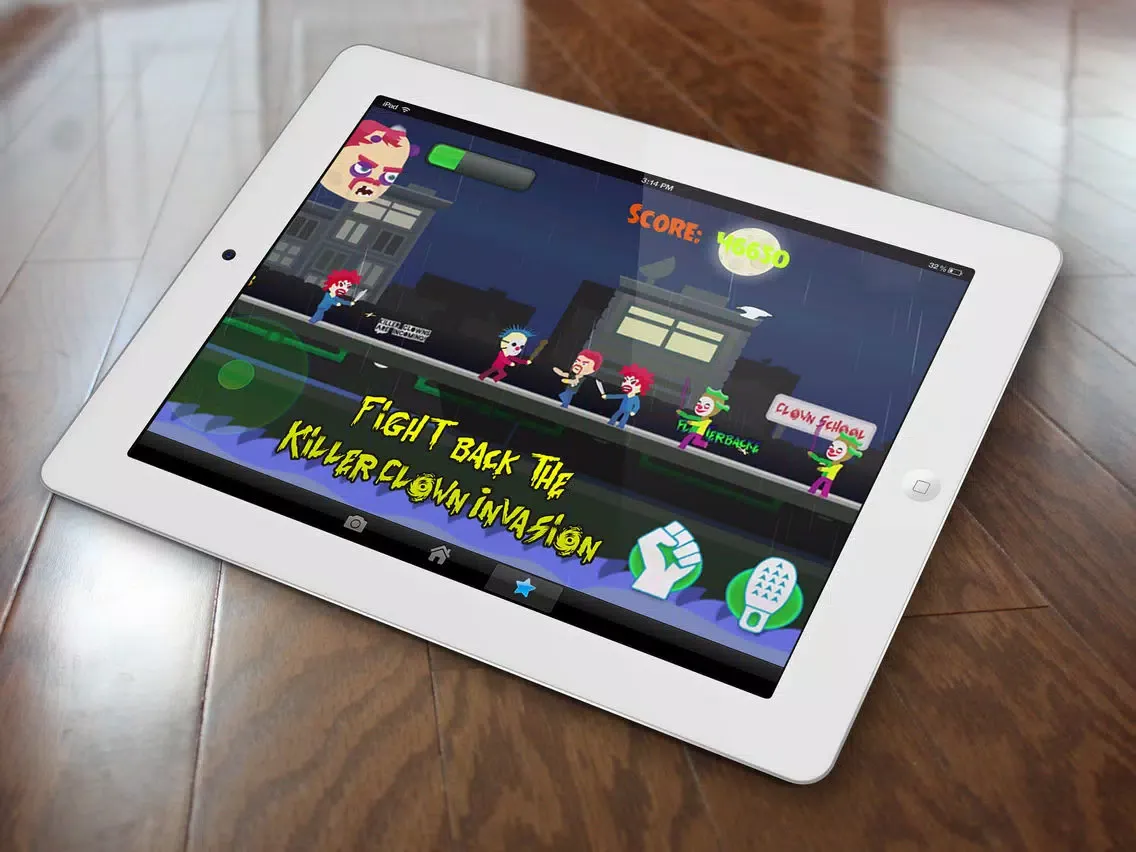 Killer Clown Brawl iPad  स्क्रीनशॉट
