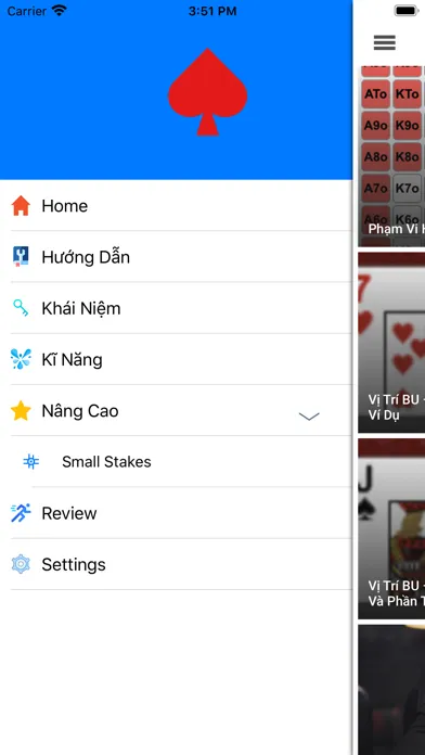 Capturas de tela do Học Poker