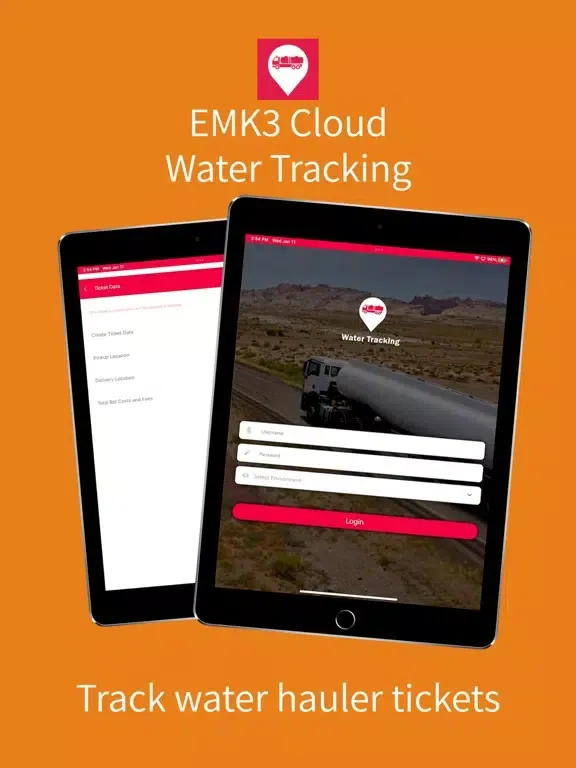 EMK3 Cloud: Water Tracking iPad  स्क्रीनशॉट