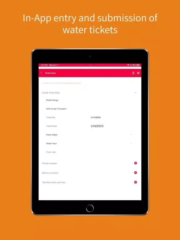 EMK3 Cloud: Water Tracking iPad  स्क्रीनशॉट
