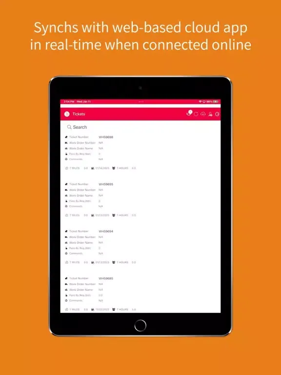 EMK3 Cloud: Water Tracking iPad  स्क्रीनशॉट