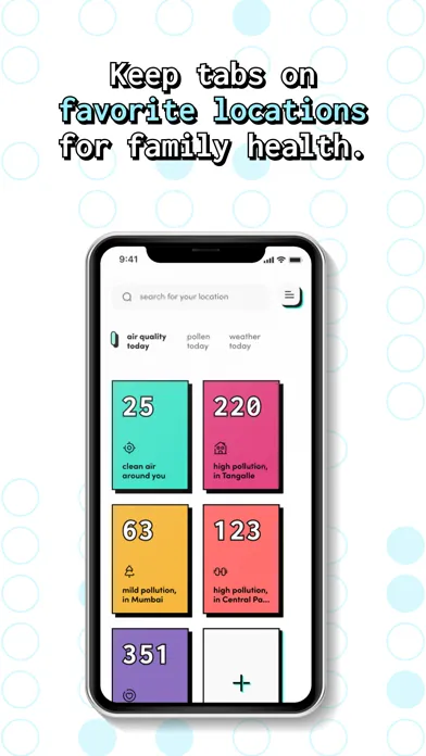 Capturas de pantalla de Ambee: Air Quality & Pollen