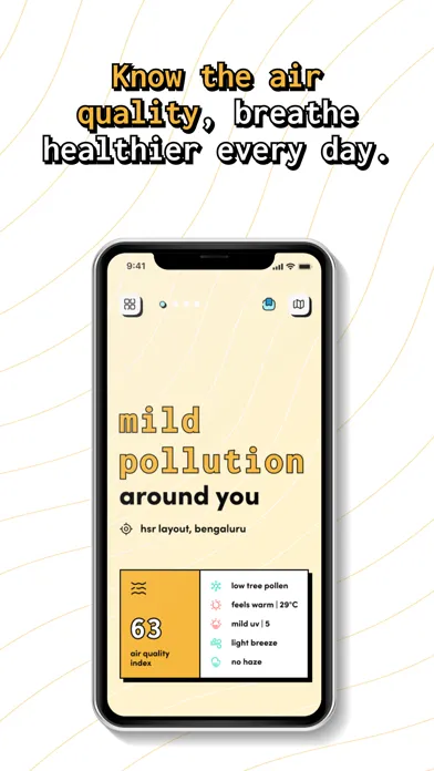 Capturas de pantalla de Ambee: Air Quality & Pollen