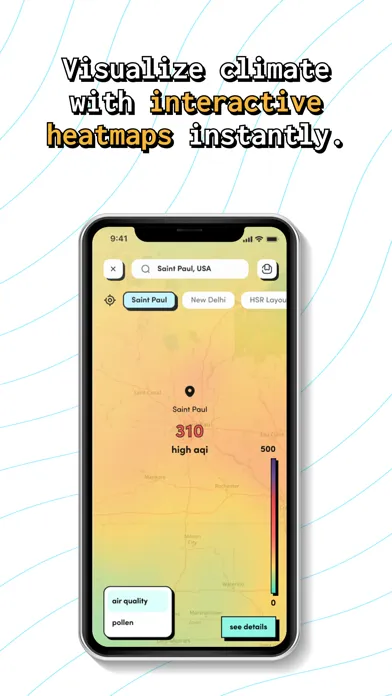Capturas de pantalla de Ambee: Air Quality & Pollen