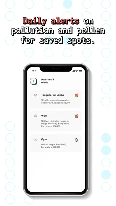 Capturas de pantalla de Ambee: Air Quality & Pollen