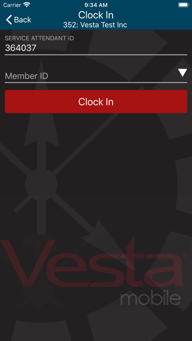 Tangkapan skrin Vesta Mobile