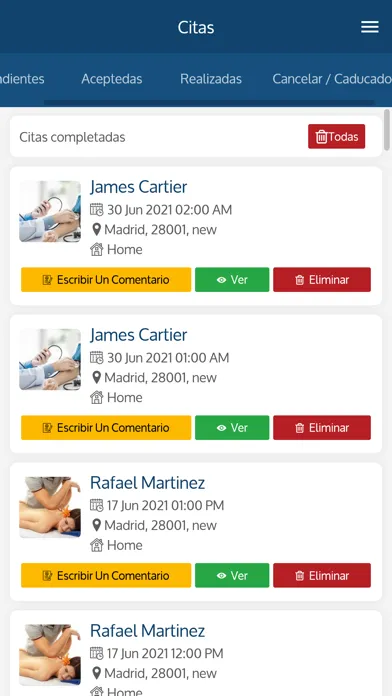 Fisio.club Screenshots