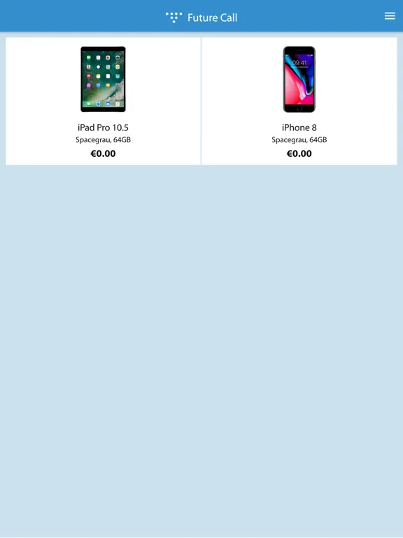 Future Call iPad  スクリーンショット