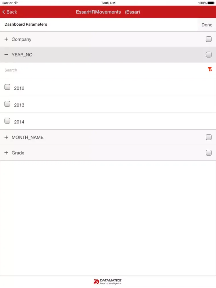 ภาพหน้าจอของ nSights iPad 