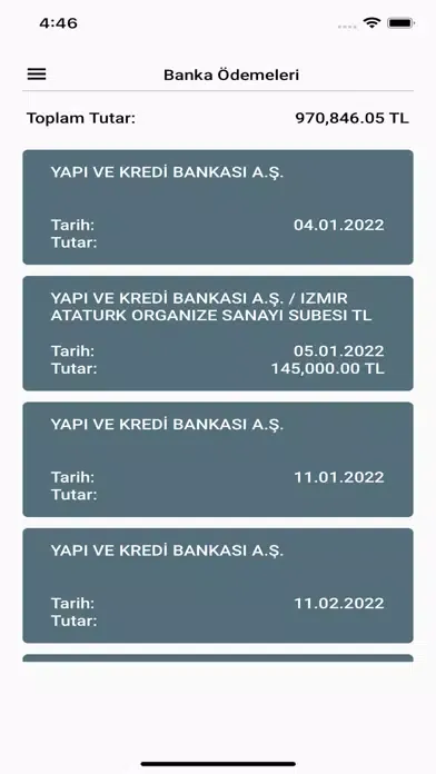 KFC Üretici Bilgi Takip Screenshots