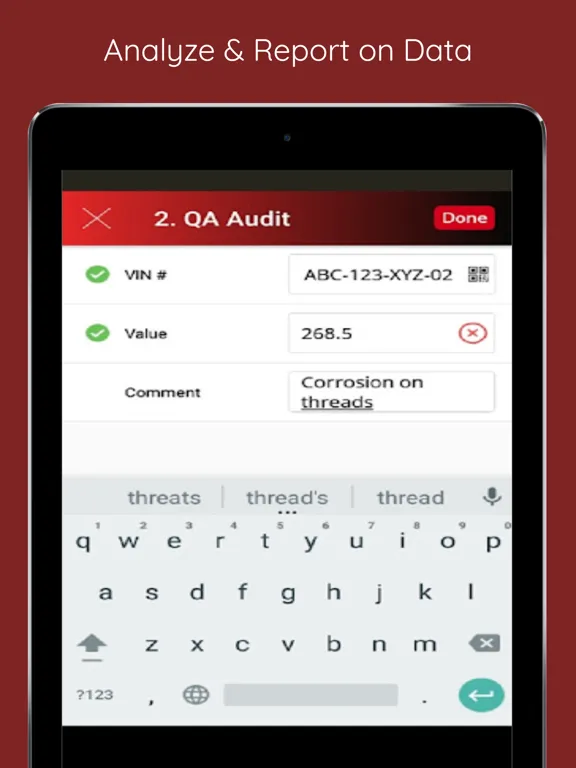 Tangkapan layar Digital Clipboard iPad 