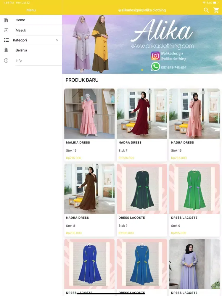 تصاویر Alika Clothing iPad 