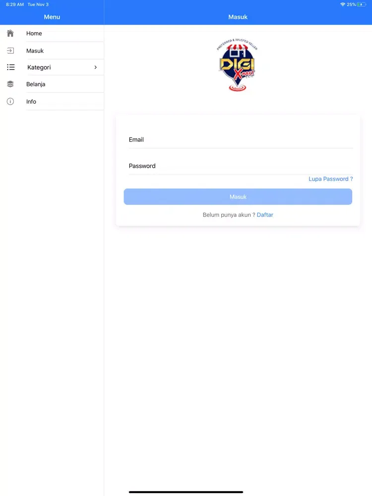 Zrzuty ekranu Digi X-Mart iPad 