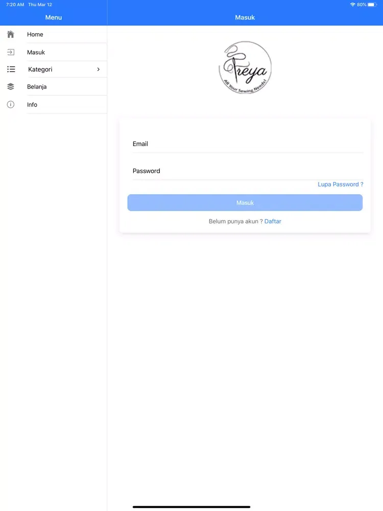 Freya iPad  스크린샷