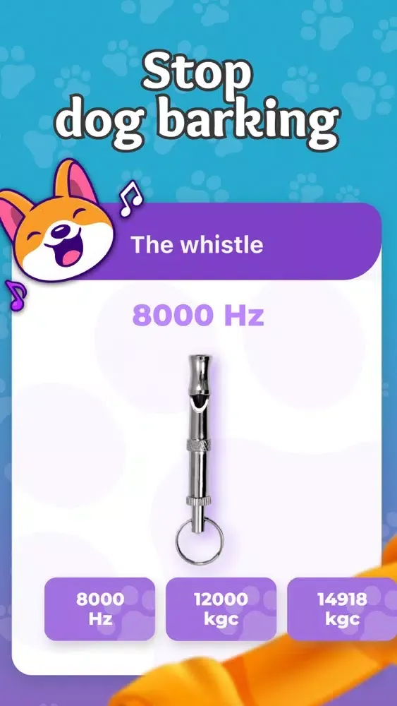 Screenshot di Dog Whistle & Translator