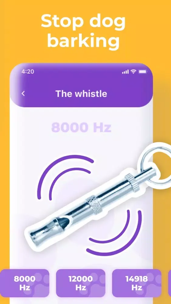 Screenshot di Dog Whistle & Translator