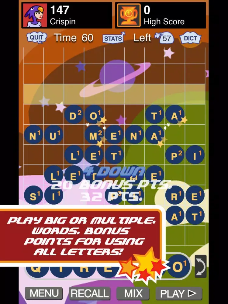 Super WordUp Free iPad  سکرین شاٹس