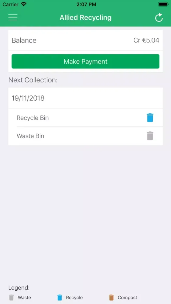 Zrzuty ekranu Allied Recycling