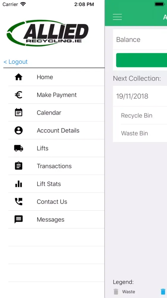 Zrzuty ekranu Allied Recycling