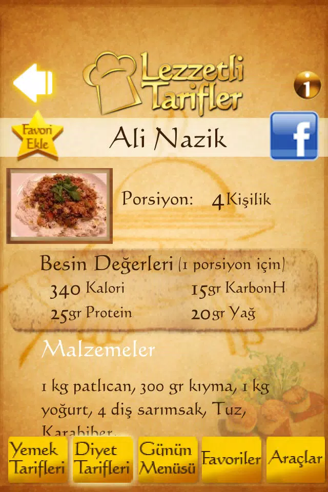 LezzetliTarifler应用截图