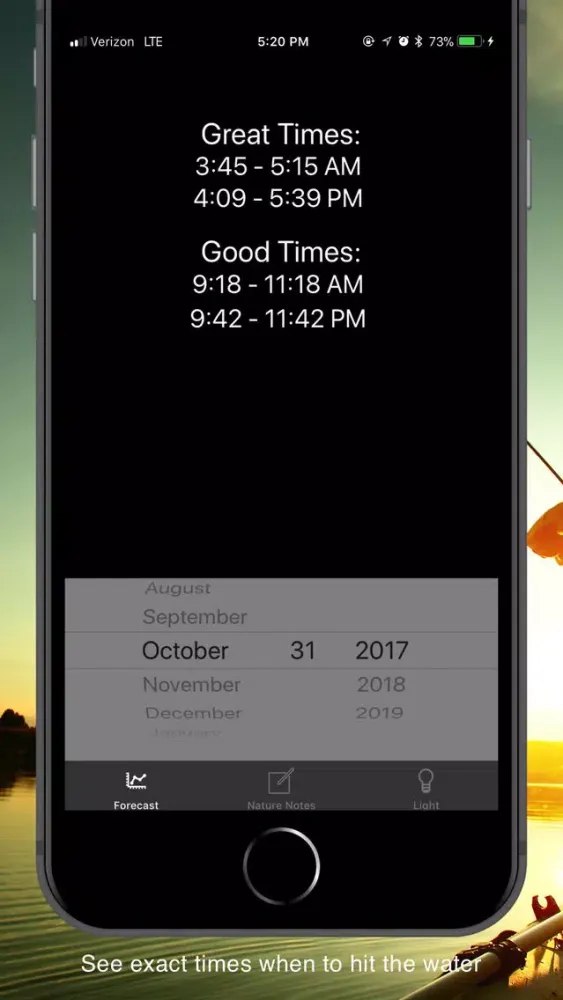 Ảnh chụp màn hình của FishTimes by DataSport, INC