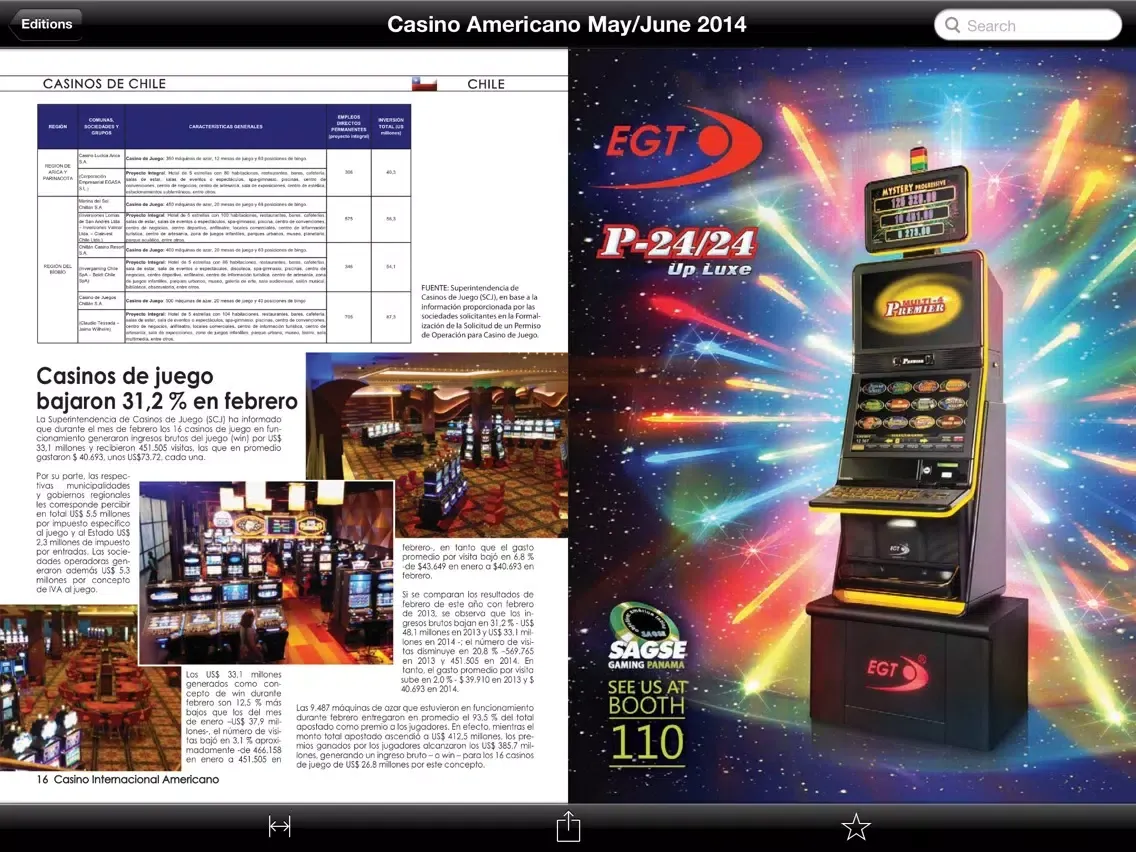 صور Casino International Americano iPad 