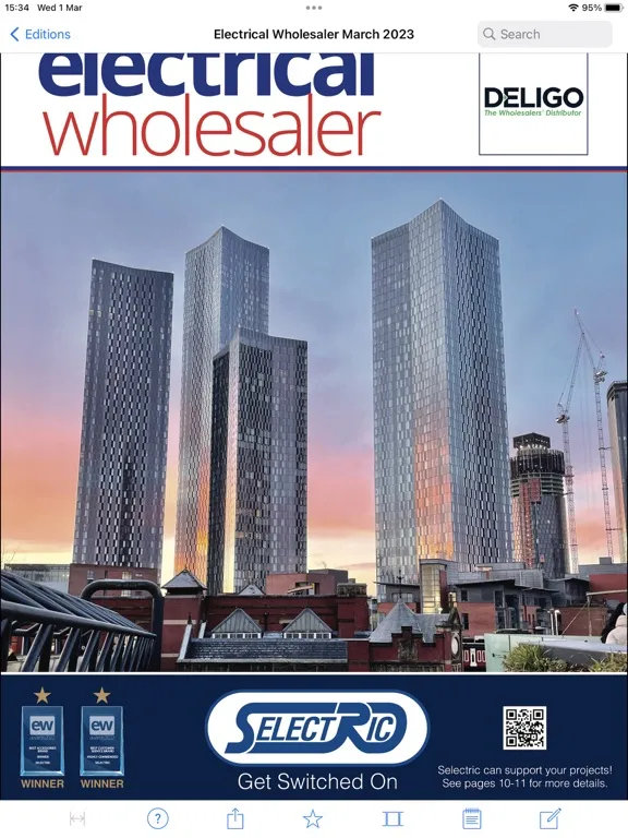 Tangkapan layar Electrical Wholesaler iPad