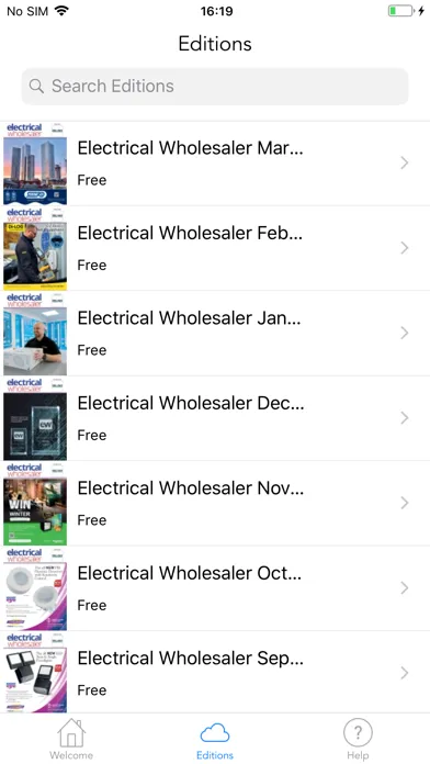 Tangkapan layar Electrical Wholesaler