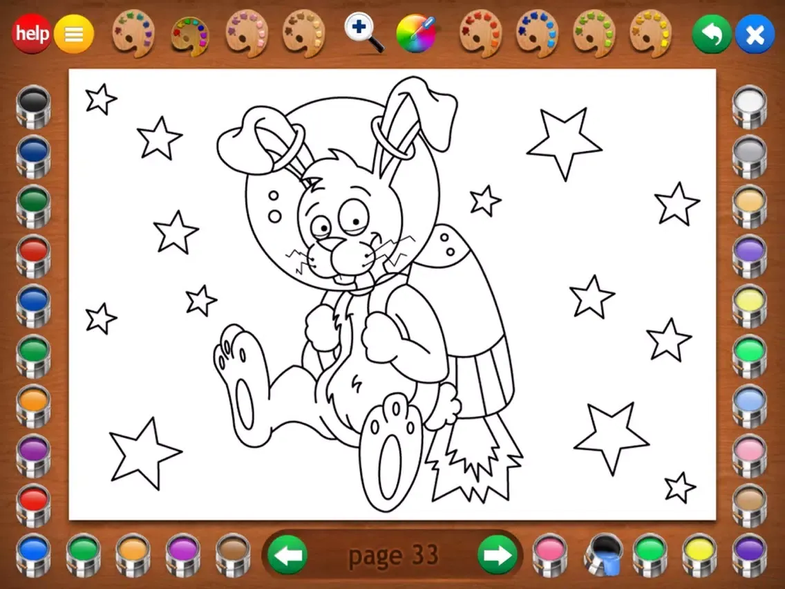 Coloring Book 12 Lite: Planes iPad  Screenshots