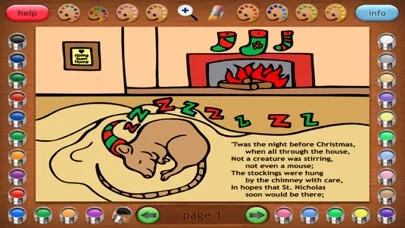 Ảnh chụp màn hình của Before Christmas Coloring Book