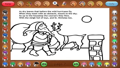 Ảnh chụp màn hình của Before Christmas Coloring Book