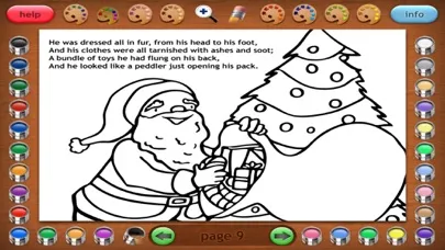 Ảnh chụp màn hình của Before Christmas Coloring Book