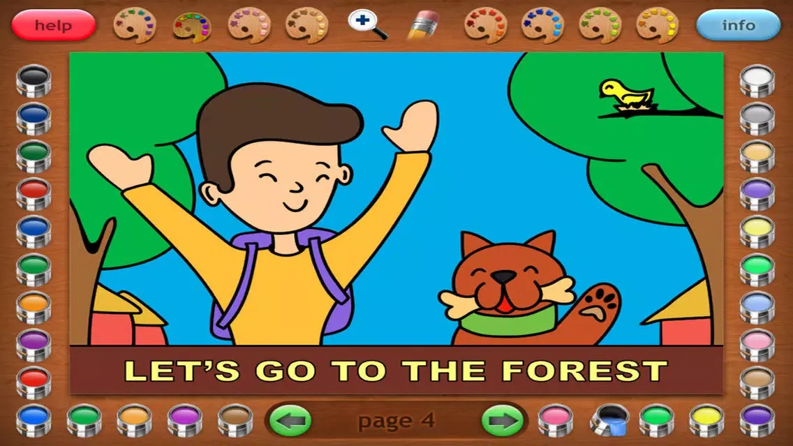 تصاویر Coloring Book 32 Lite: Jim and His Dog