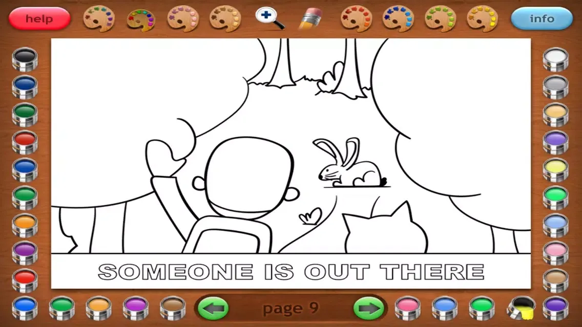 تصاویر Coloring Book 32 Lite: Jim and His Dog