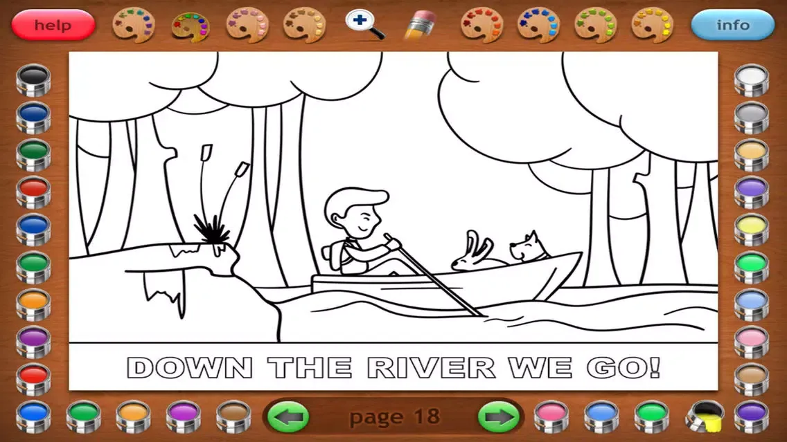 تصاویر Coloring Book 32 Lite: Jim and His Dog
